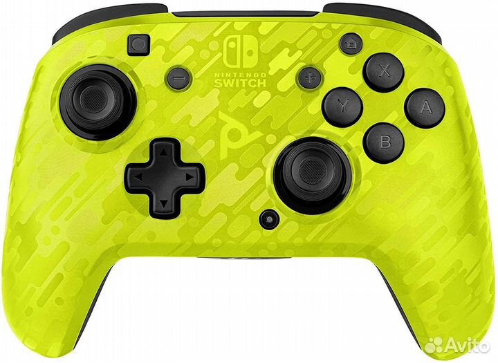 Switch: PDP Беспроводной контроллер Faceoff Yellow