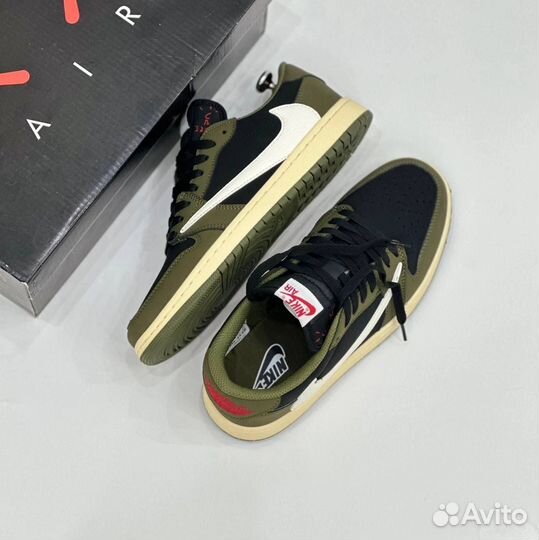 Кроссовки Nike Air Jordan 1 Travis Scott Reverse