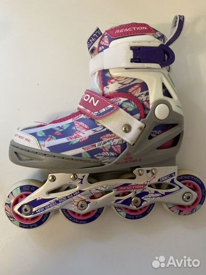 Роликовые коньки детские раздвижн Reaction (26-31)