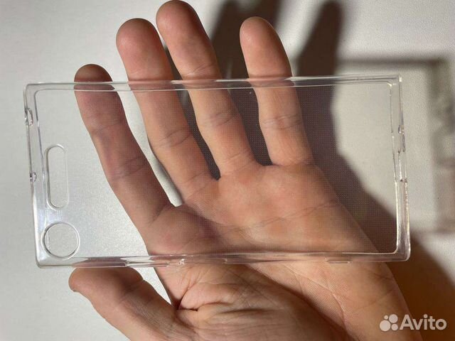 Чехол силиконовый Sony Xperia XZ1 (прозрачный)