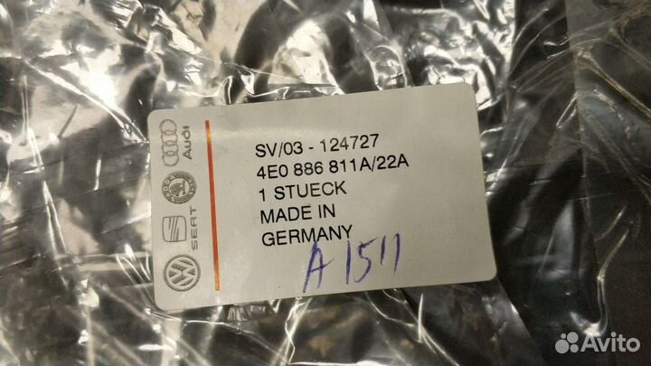 Шторка спинки сиденья Audi S8 (2007 - 2009)