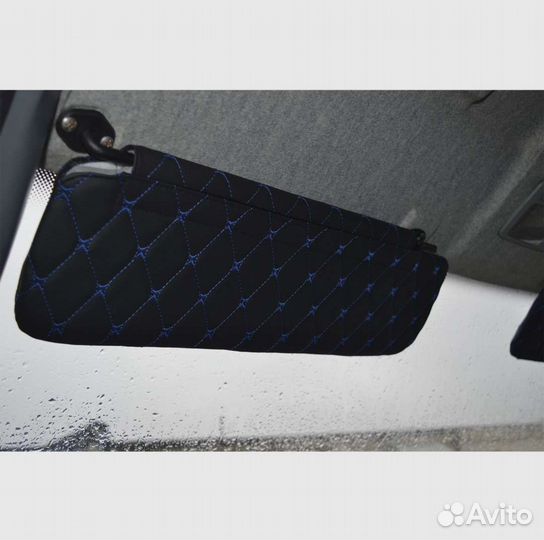 Чехлы козырьков ГАЗель эко кожа