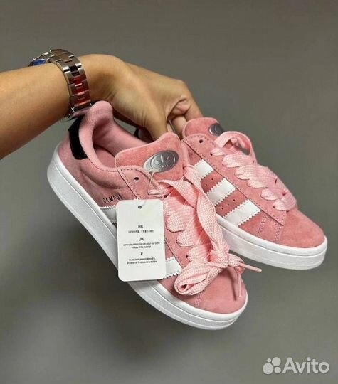 Adidas campus 00s розовые