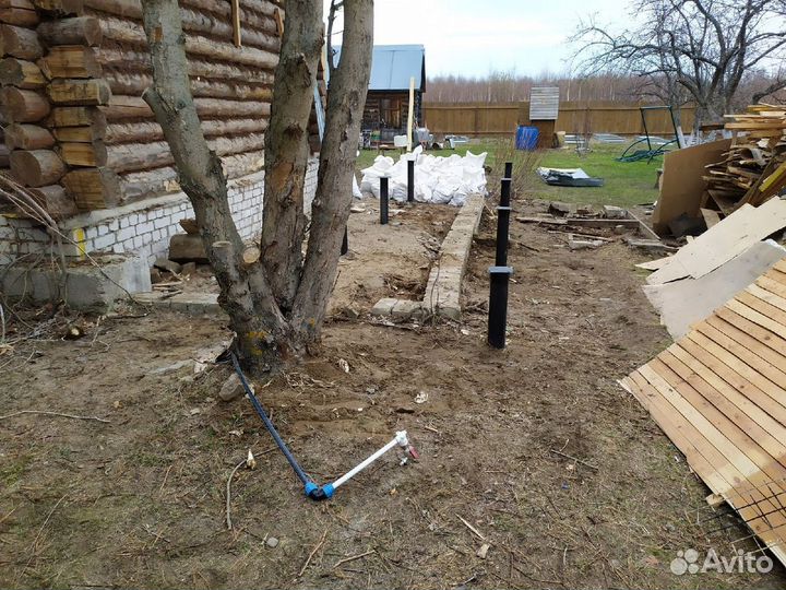 Винтовые сваи реконструкция фундамента