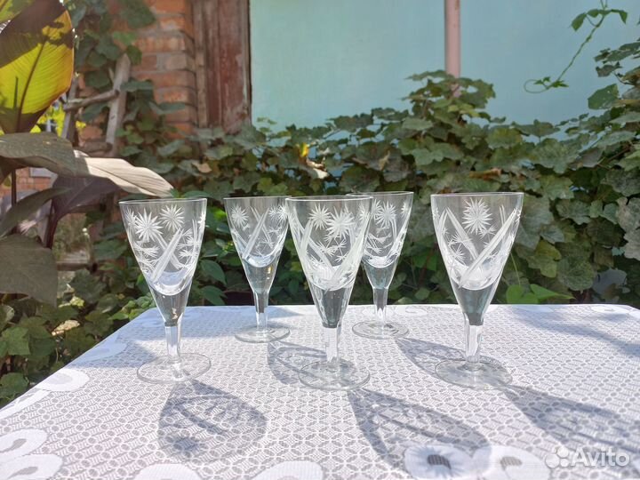 Фужеры хрустальные СССР