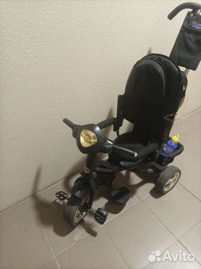 Детский велосипед коляска с ручкой