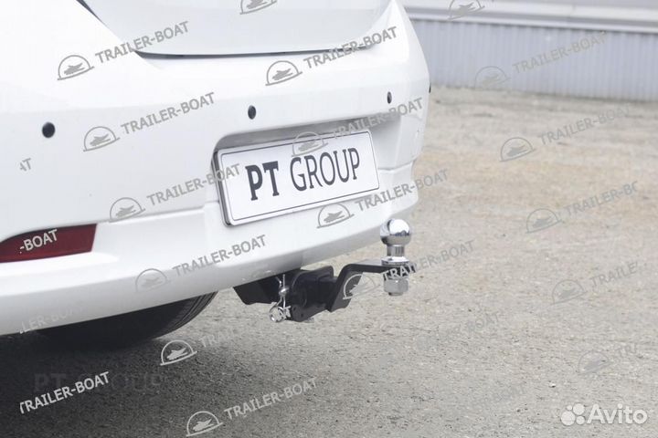 Фаркоп на Renault Logan 2014-2022, под квадрат, 45352