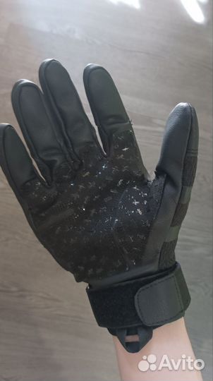 Мужские тактические перчатки (мотоперчатки) S+