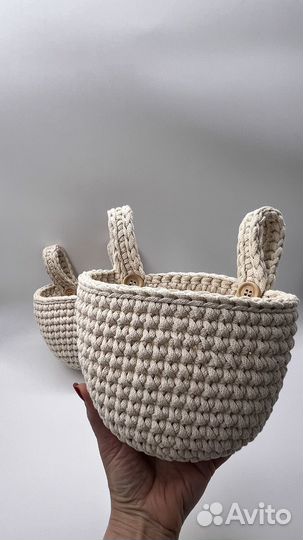 Корзинка подвесная на кроватку новая,для хранения