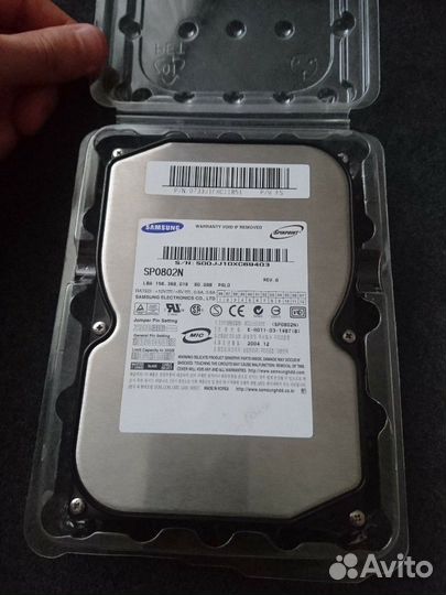 HDD samsung 80 gb IDE