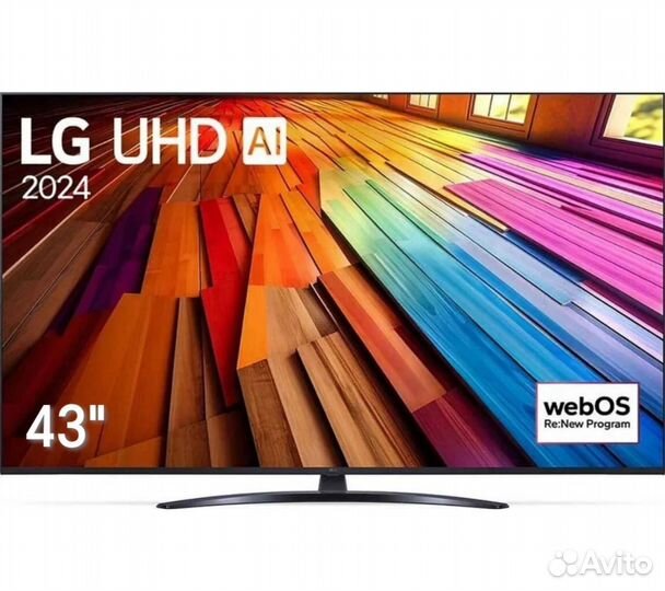 Новый LG 43UT81009LB 4K UltraHD