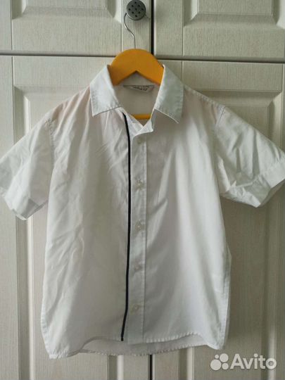 Рубашки школьные 122 128