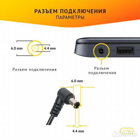 Блок питания Sony pcga-AC19V