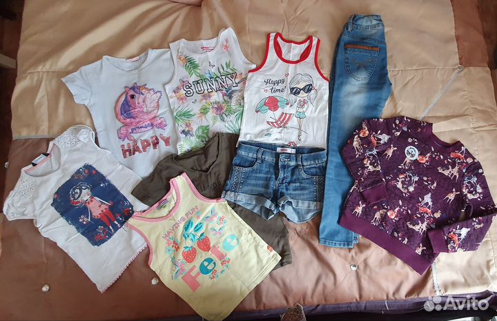 Пакет вещей для девочки 122-128