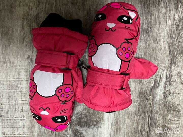 Краги варежки детские