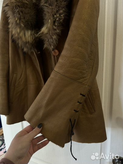 Дубленка натуральная женская 46 48