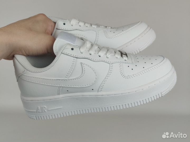 Кроссовки Nike air force 1 белые