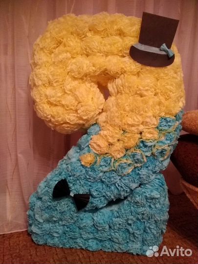 Объемная цифра 2