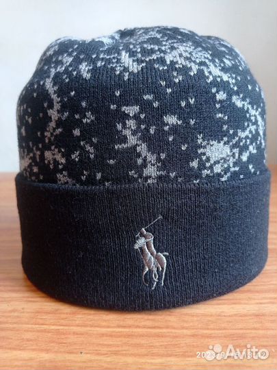 Зимняя мужская шапка polo