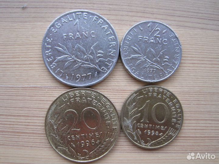 Монеты гдр, Чехословакия, Польша, Франция и др