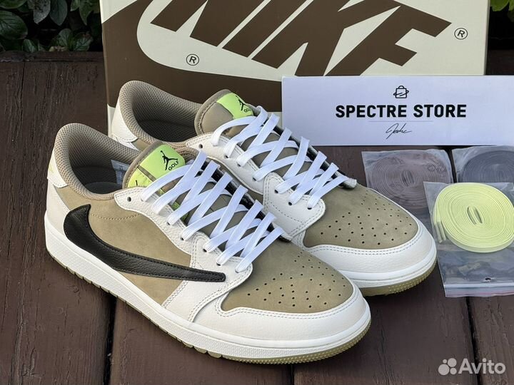 Travis Scott Nike Air Jordan 1 Golf Neutral Olive