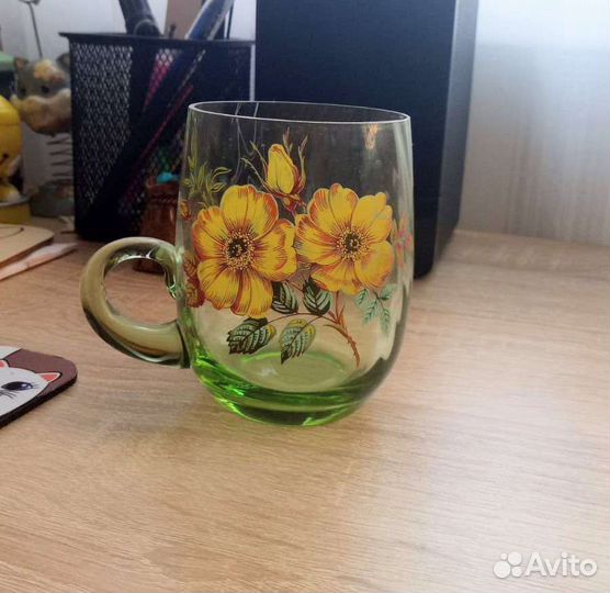 Кружечки из стекла