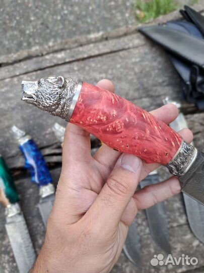 Нож из дамасской стали