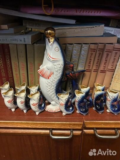 Рыбки и петух. Песочное