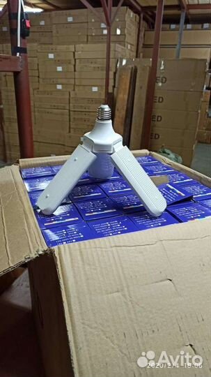 Светодиодные лампы E27 лепесток 30,45 вт,60 вт