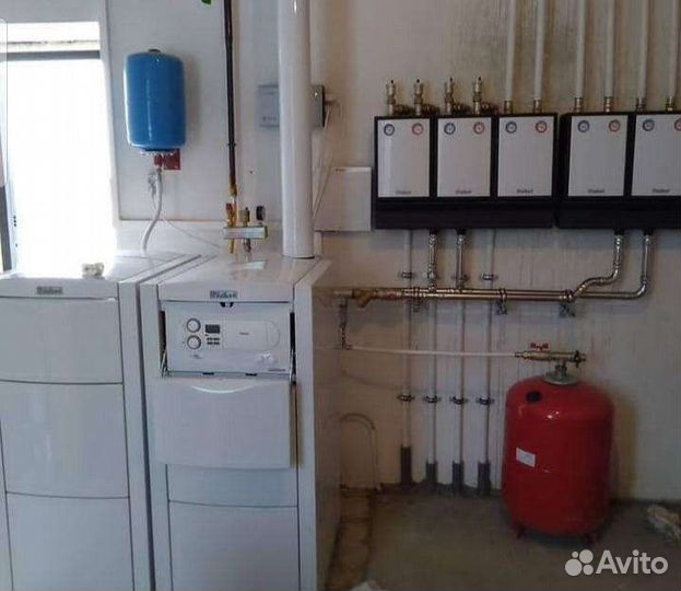 Монтаж систем отопления и водоснабжения