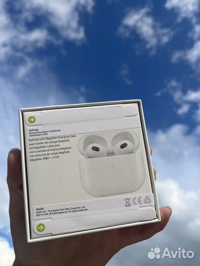 Беспроводные наушники apple airpods 3