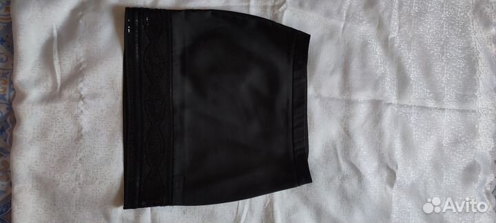 Юбка атласная