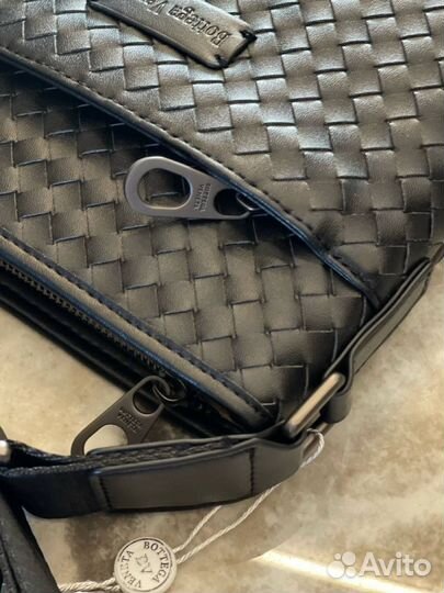 Bottega veneta сумка мужская кожаная