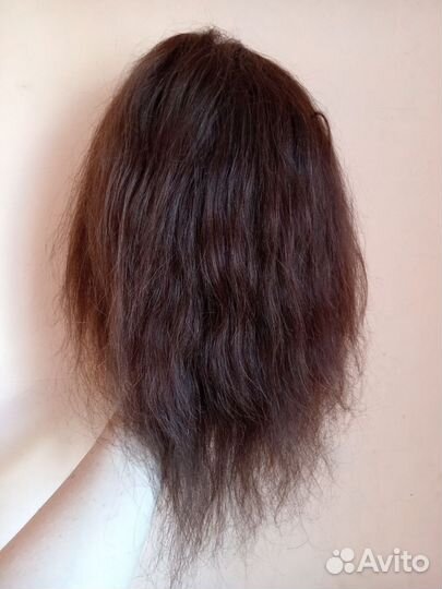 Голова-манекен для парикмахером нат. волос 40см