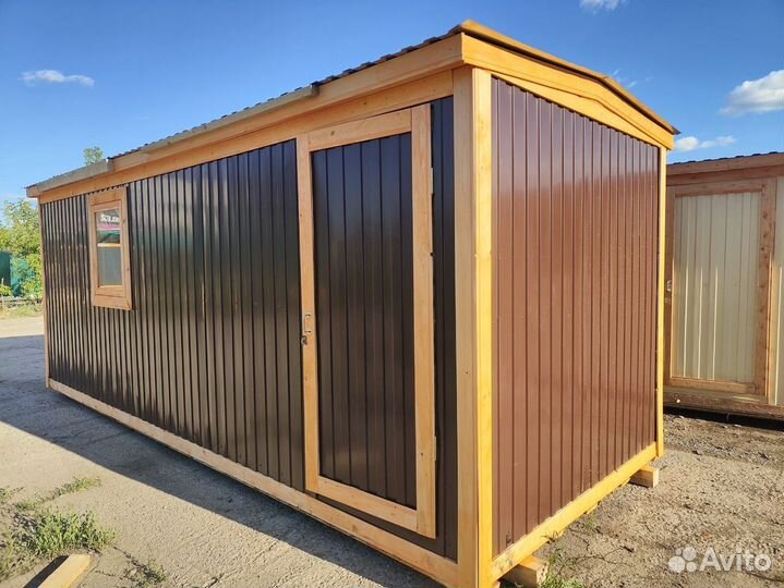 Вагончик 6*2,4м для строителей