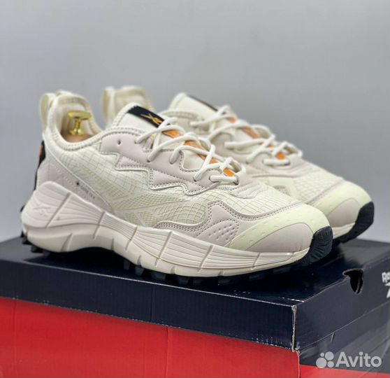 Кроссовки бежевые Reebok Zig Kinetica 2 Edge