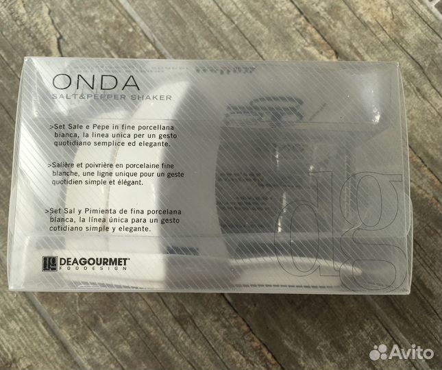 Набор для соли и перца фарфор deagourmet (Италия)