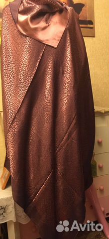 Большой двусторонний шелковый платок