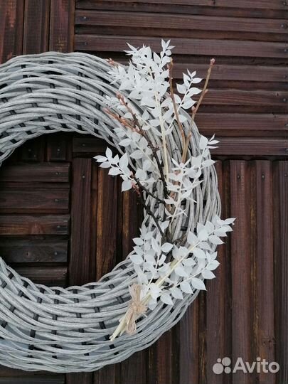 Новогодний венок на дверь