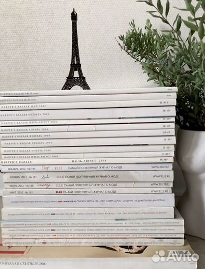 Глянцевые журналы Vogue. Elle