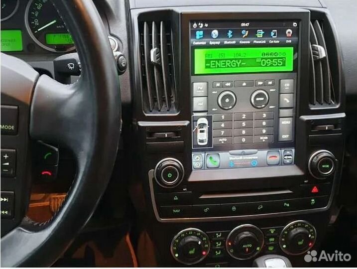 Магнитола в стиле тесла для LR Freelander 10.4