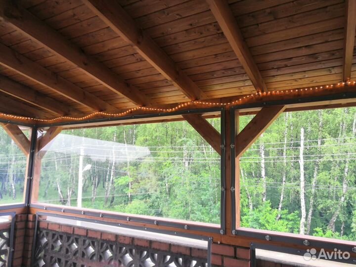 Мягкие окна для веранд, беседок от производителя