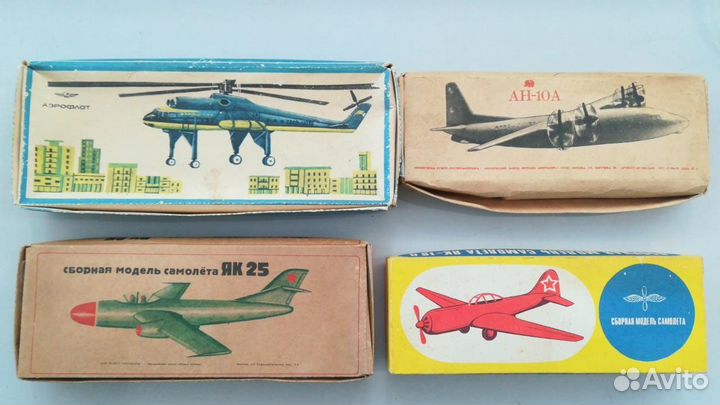 Советские сборные модели 70-е - 90-е годы выпуска