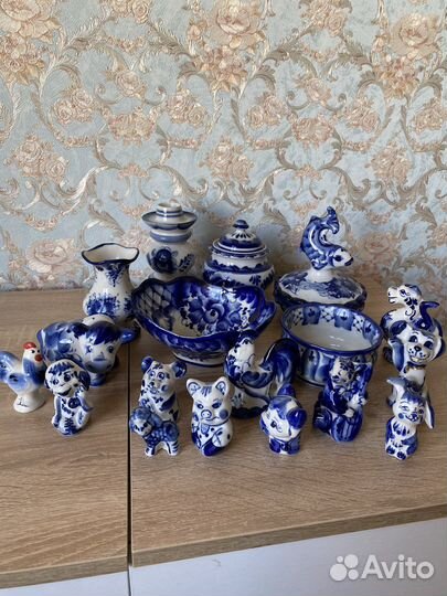 Посуда гжель