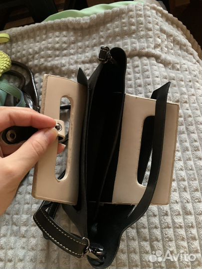 Сумка с ремешком кожзам