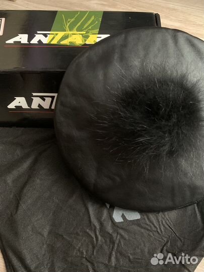 Берет женский натуральная кожа