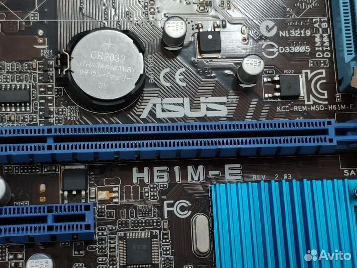 Комплект 1155 мать h61 + проц i5