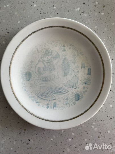 Тарелка Хайта фарфор СССР