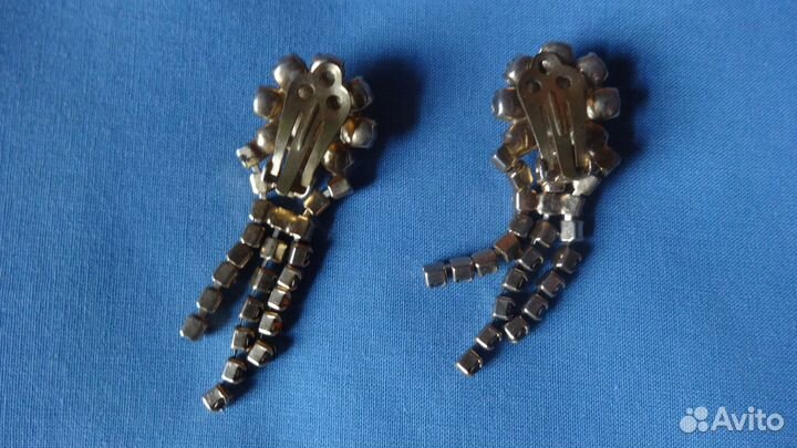 Клипсы винтаж СССР Чехия