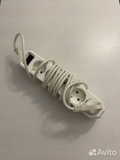 Сетевой фильтр Эра. 3 метра 5 розеток